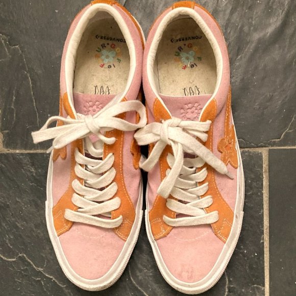 *1/2 OFF:COPY - Converse One Star X Tyler the Creator Golf Le Fleur Pink/Orange - Picture 2 of 8